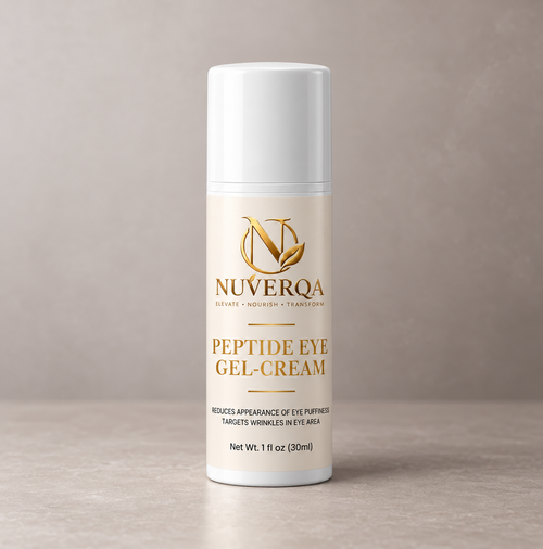 NUVERQA Peptide Eye Gel-Cream, 30 ml jar, front view