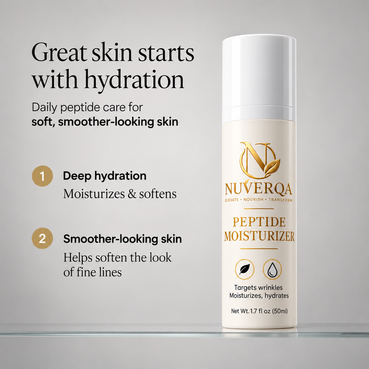 NUVERQA Peptide Moisturizer