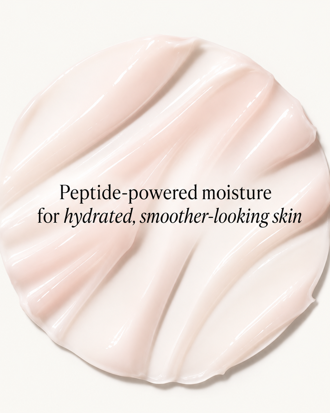 NUVERQA Peptide Moisturizer jar open on a linen surface in morning light